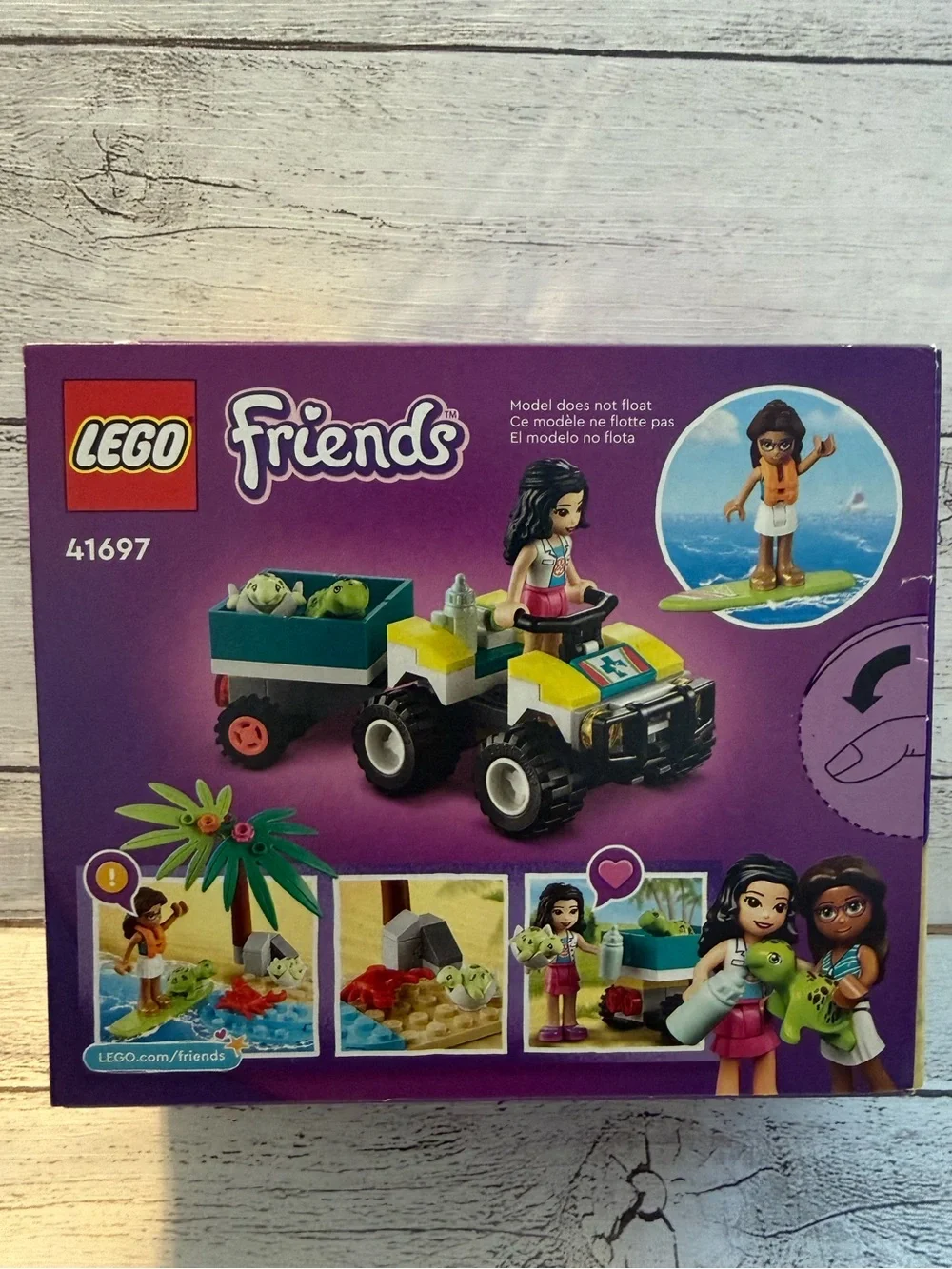LEGO  Friends Turtle Protection Vehicle Car Set 90 pcs #41697